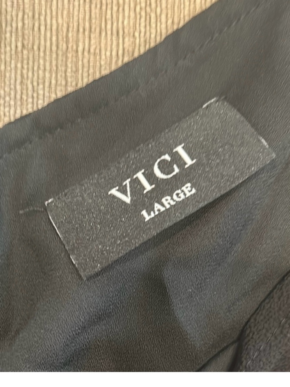 Vici One-Shoulder Black Draped Cocktail Dress - Picture 3 of 3
